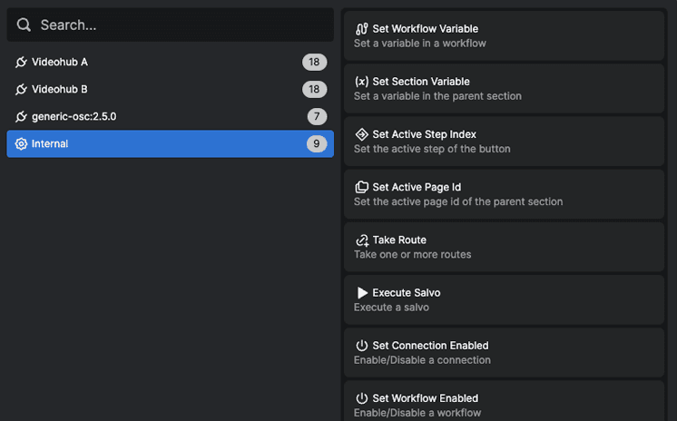 Internal Actions