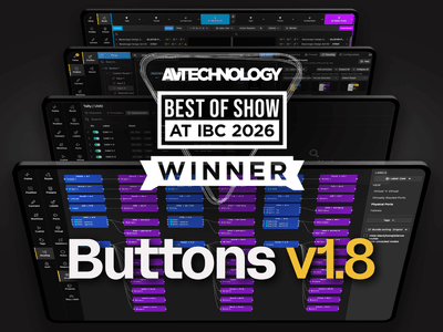 Buttons v1.8 IBC award win
