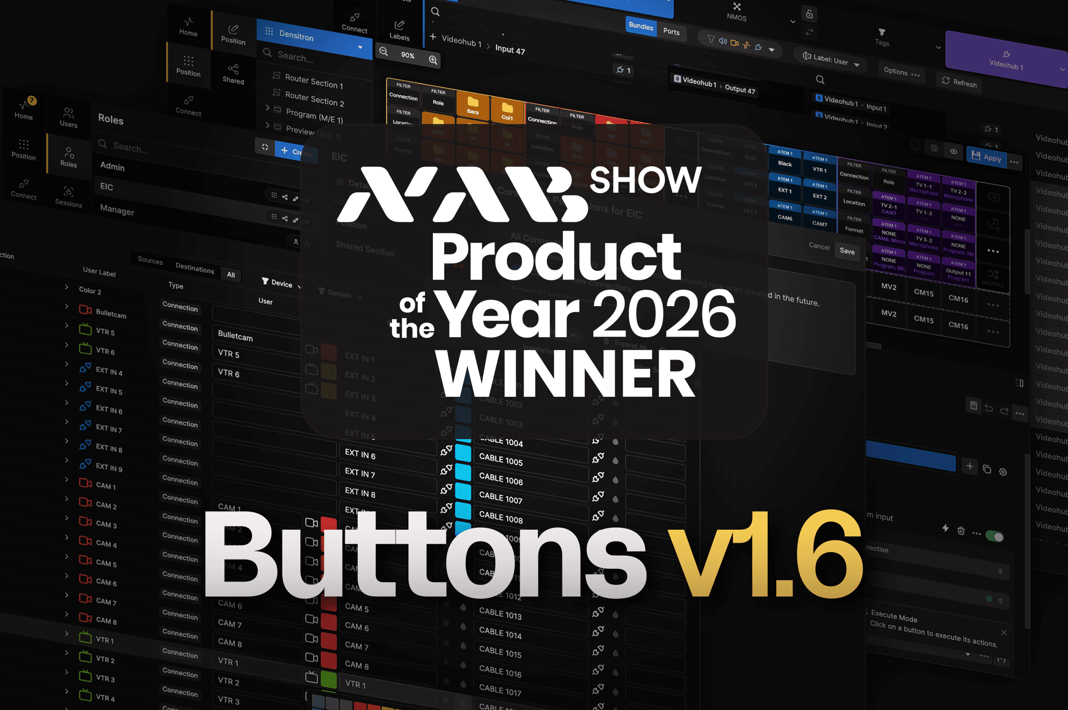 Buttons Product of the Year NAB 2026